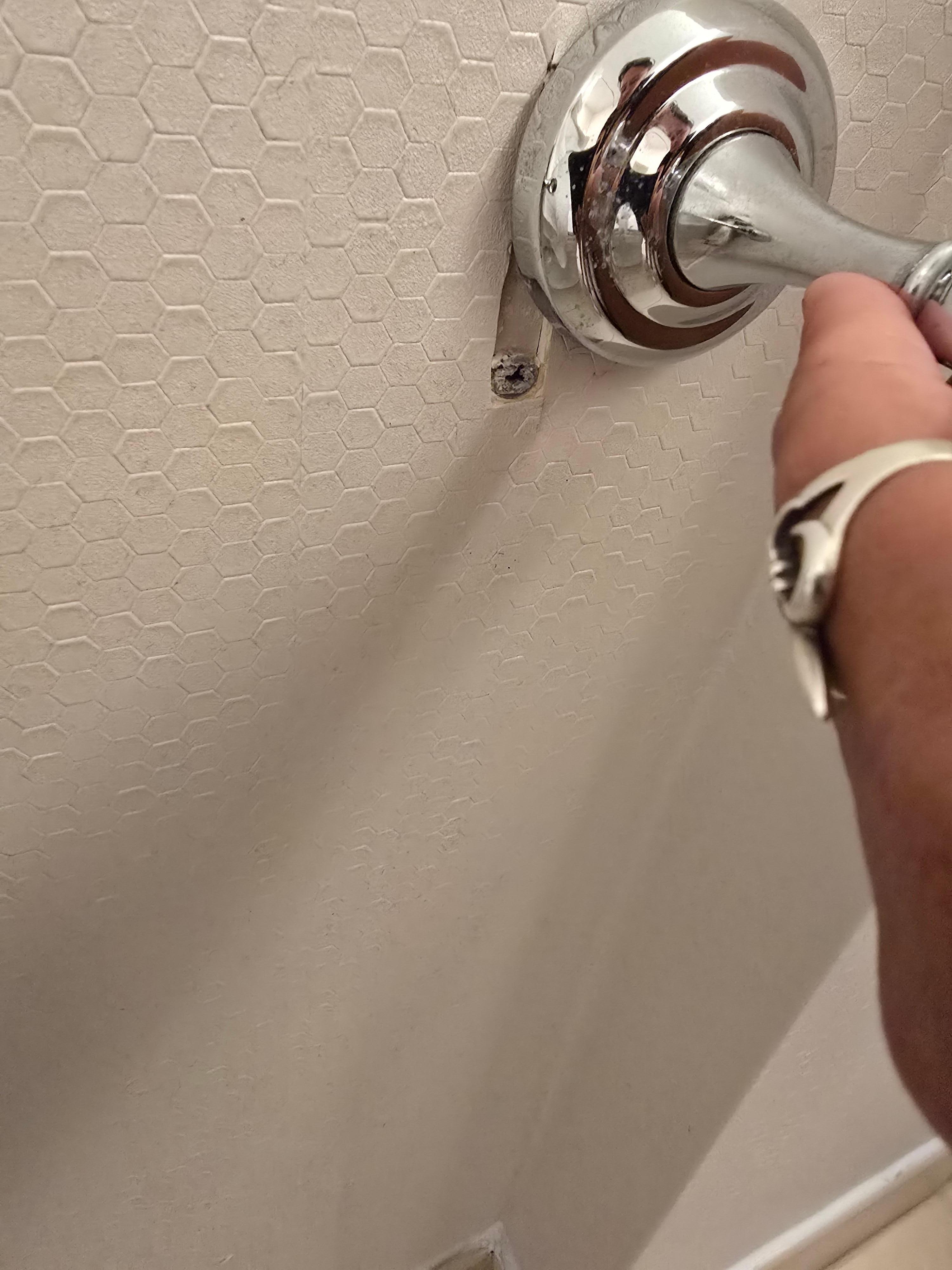 Toilet paper holder coming off