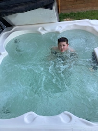 Enjoyed the hot tub.