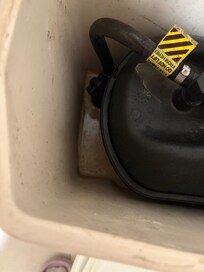 No water in the back of the toilet