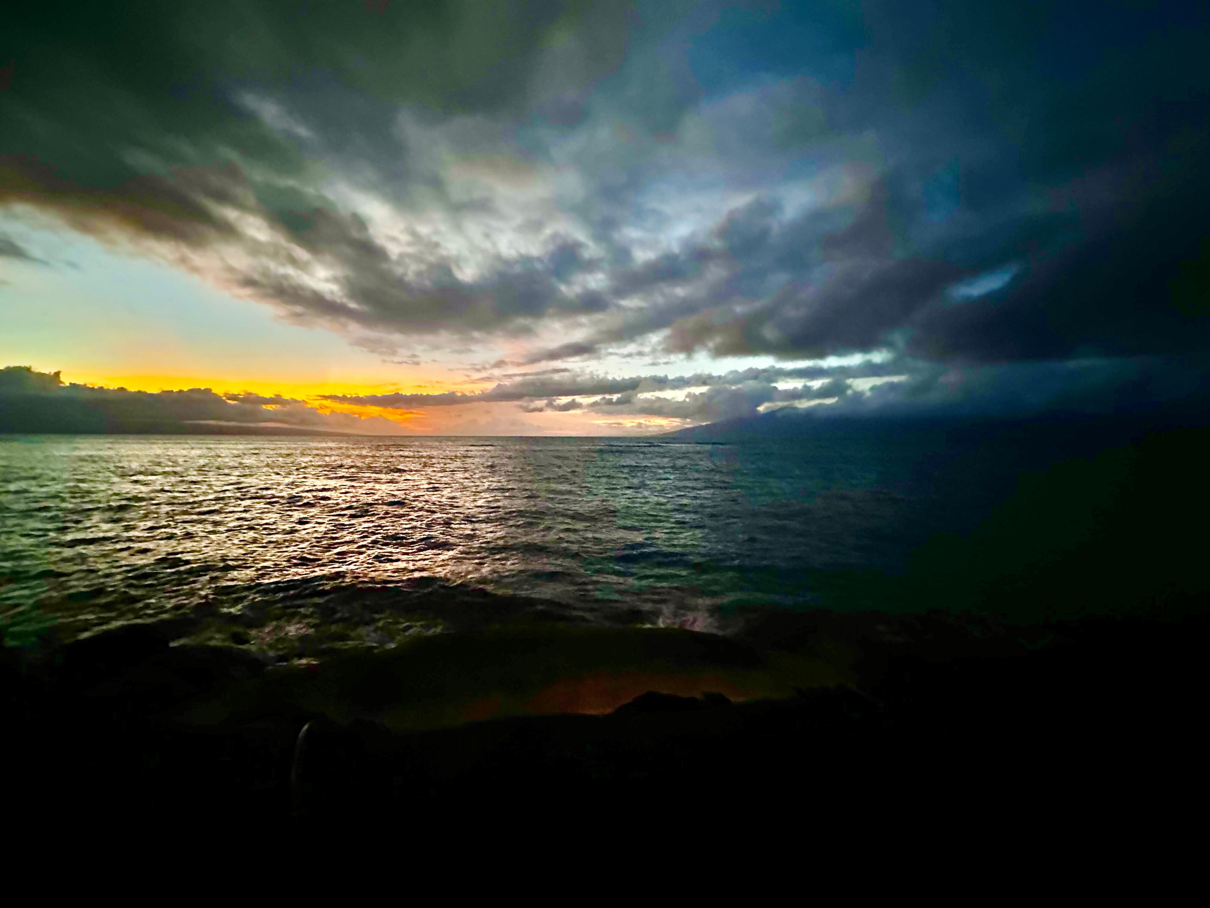 Sunset when we got there our first night