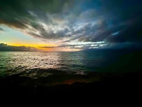 Sunset when we got there our first night