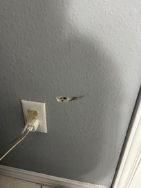Hole in the wall was there before I got there