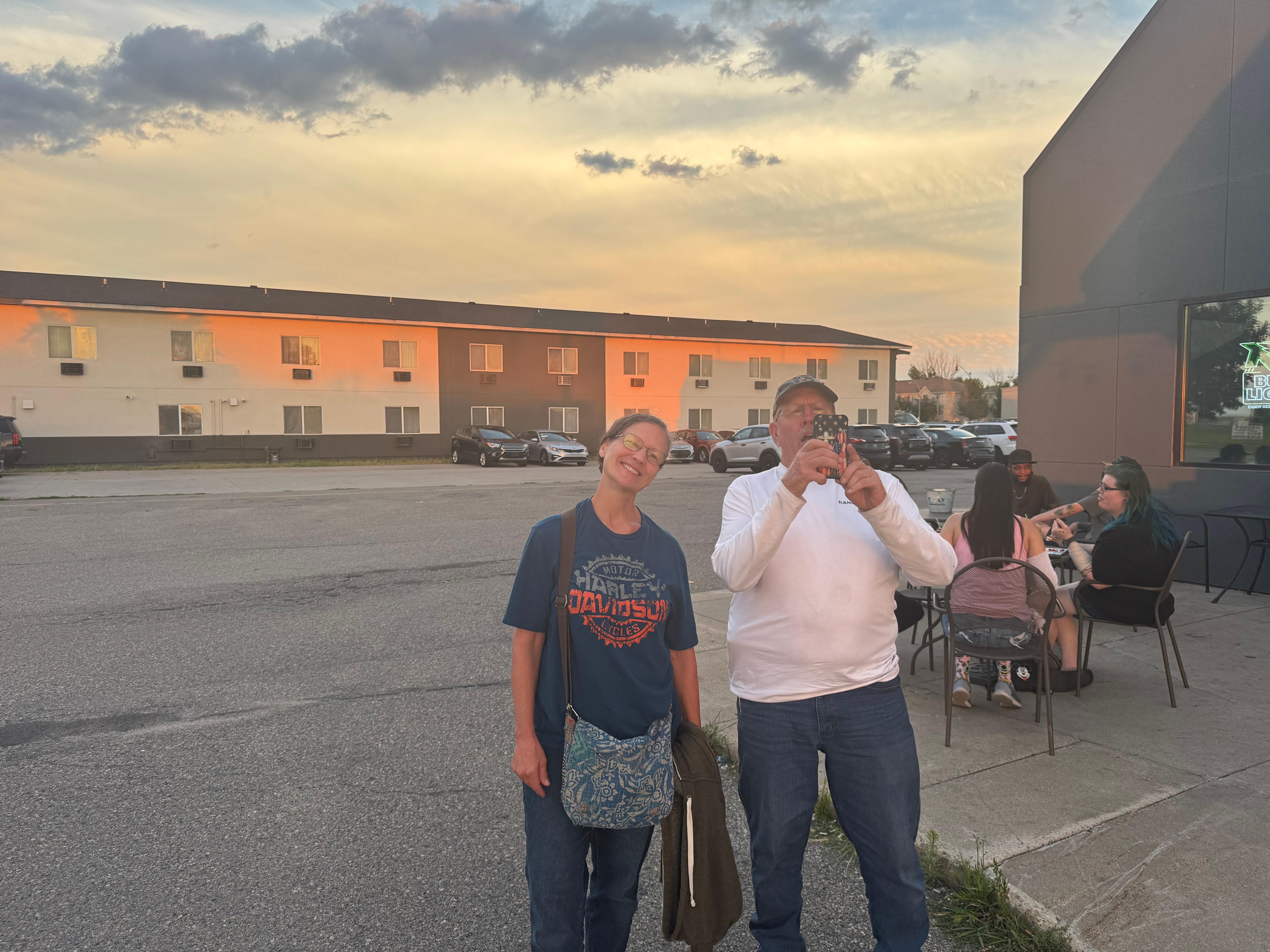 Sunset from the room