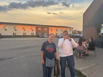 Sunset from the room