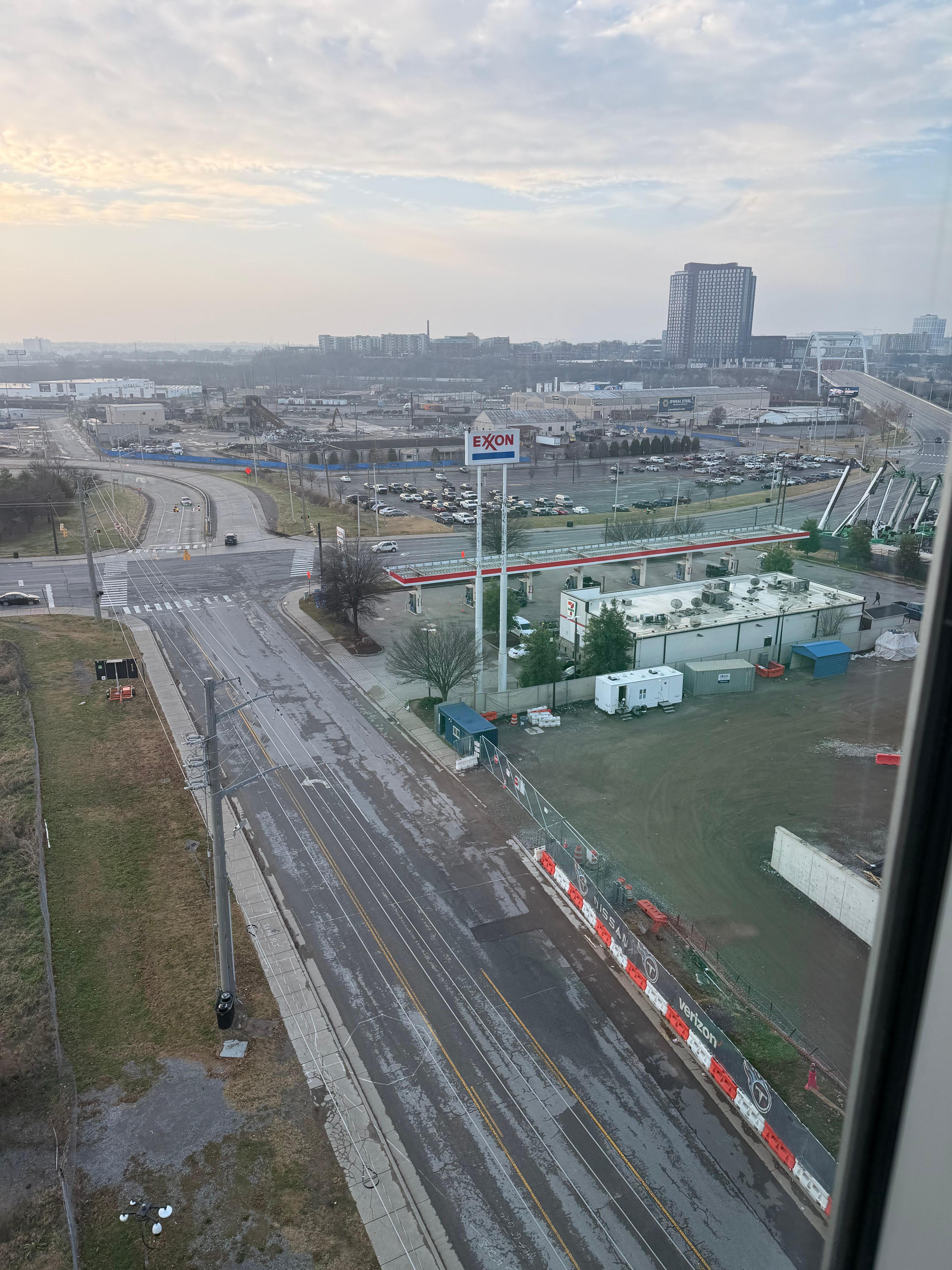 Paid extra money for city view and this is what I get to see