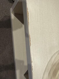 Extremely chipped coffee table