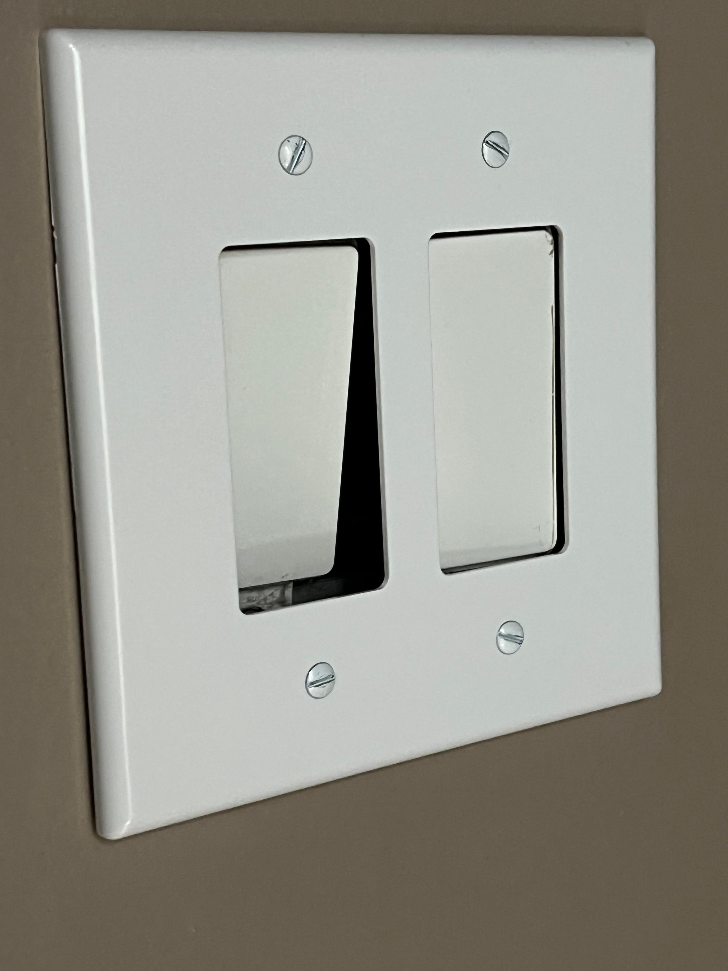 Light switch broke