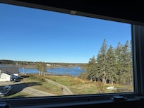 View of the harbor from the house.