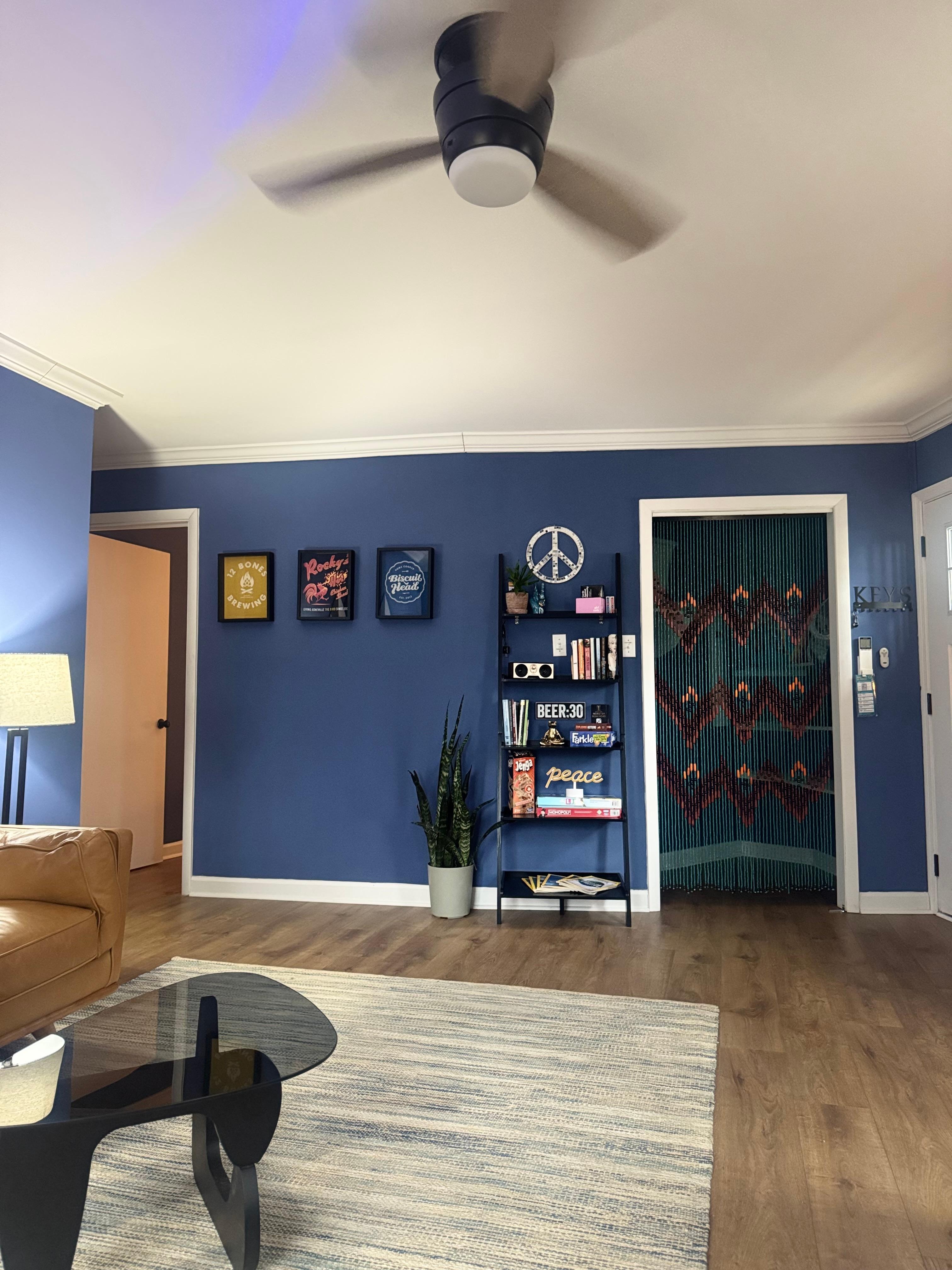 Living room looking toward front door