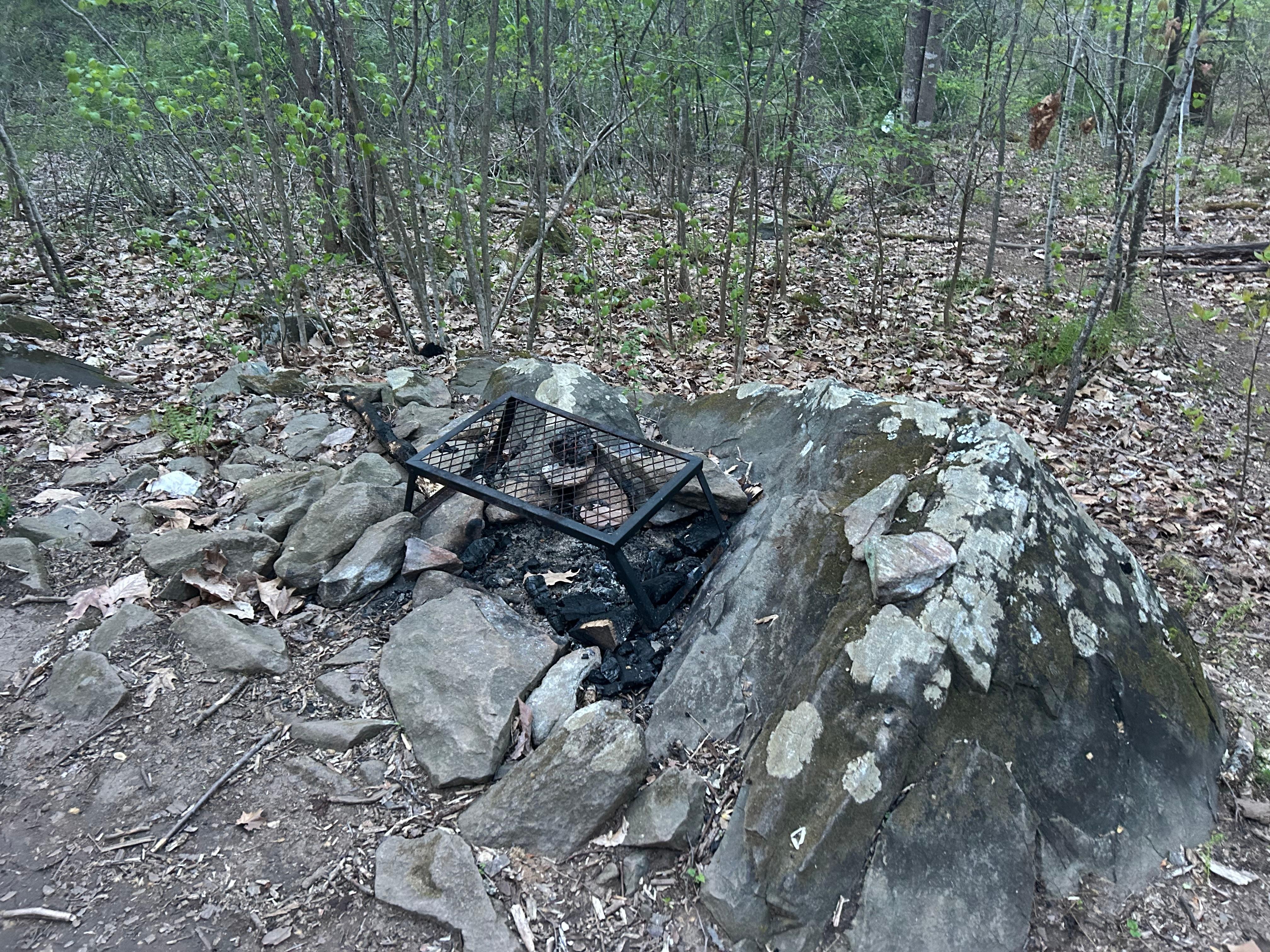 Campfire area! Great for making s'mores and walking tacos!