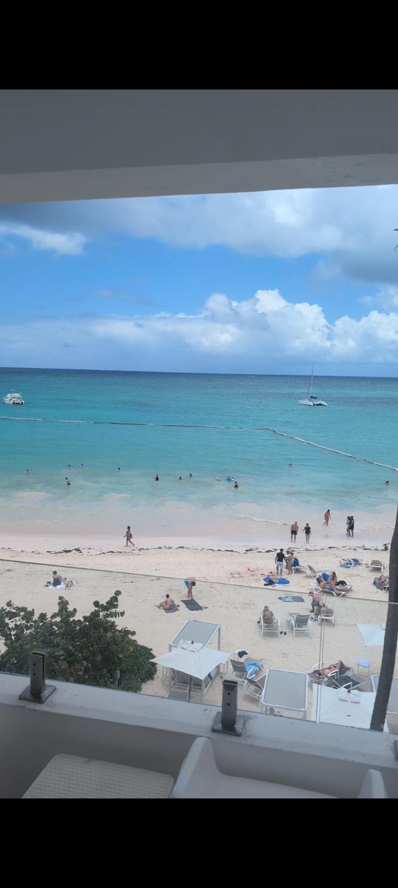 View from our balcony 