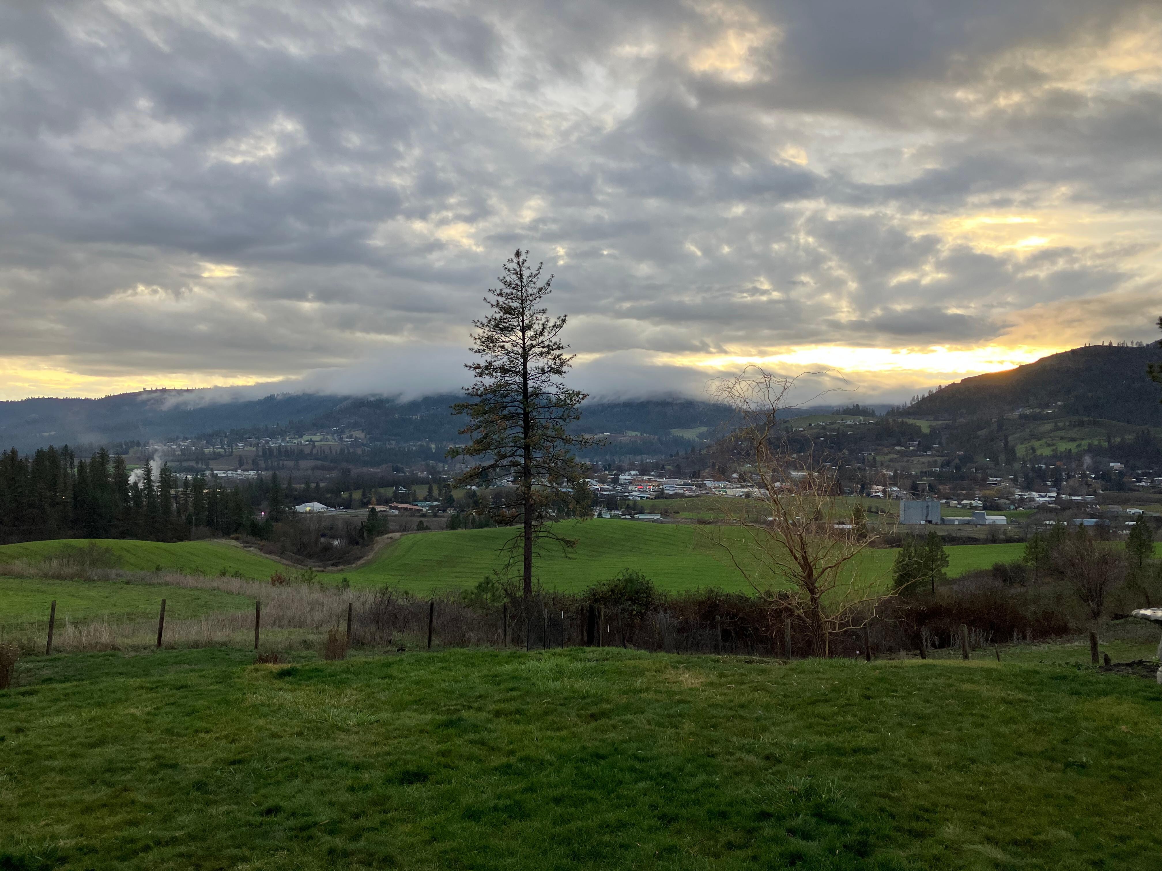 View overlooking Kamiah.