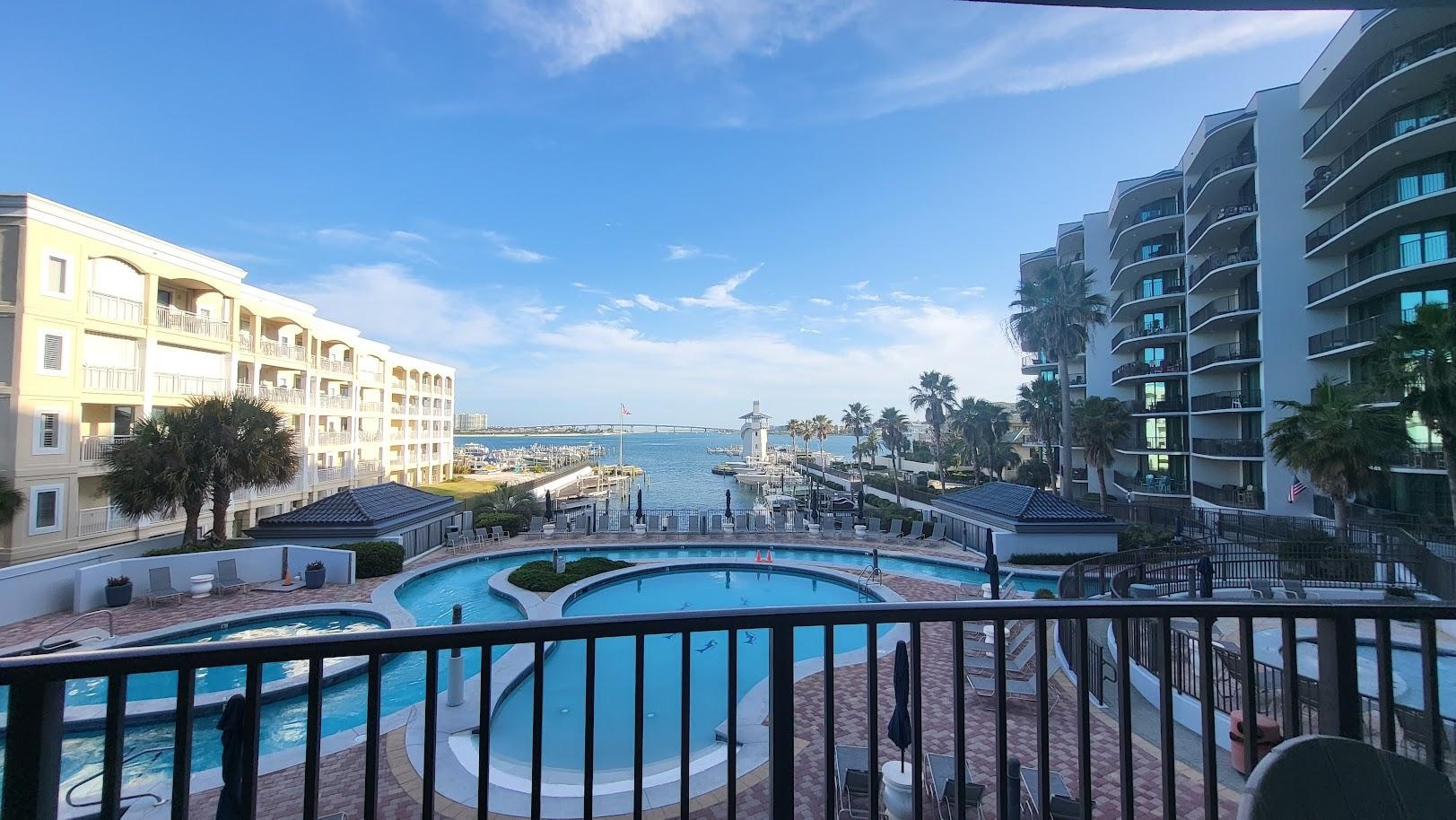 view from our balcony