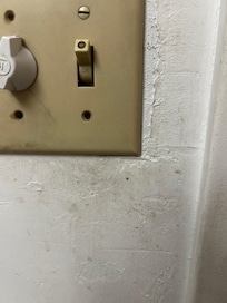 Bathroom light switch AFTER cleaning