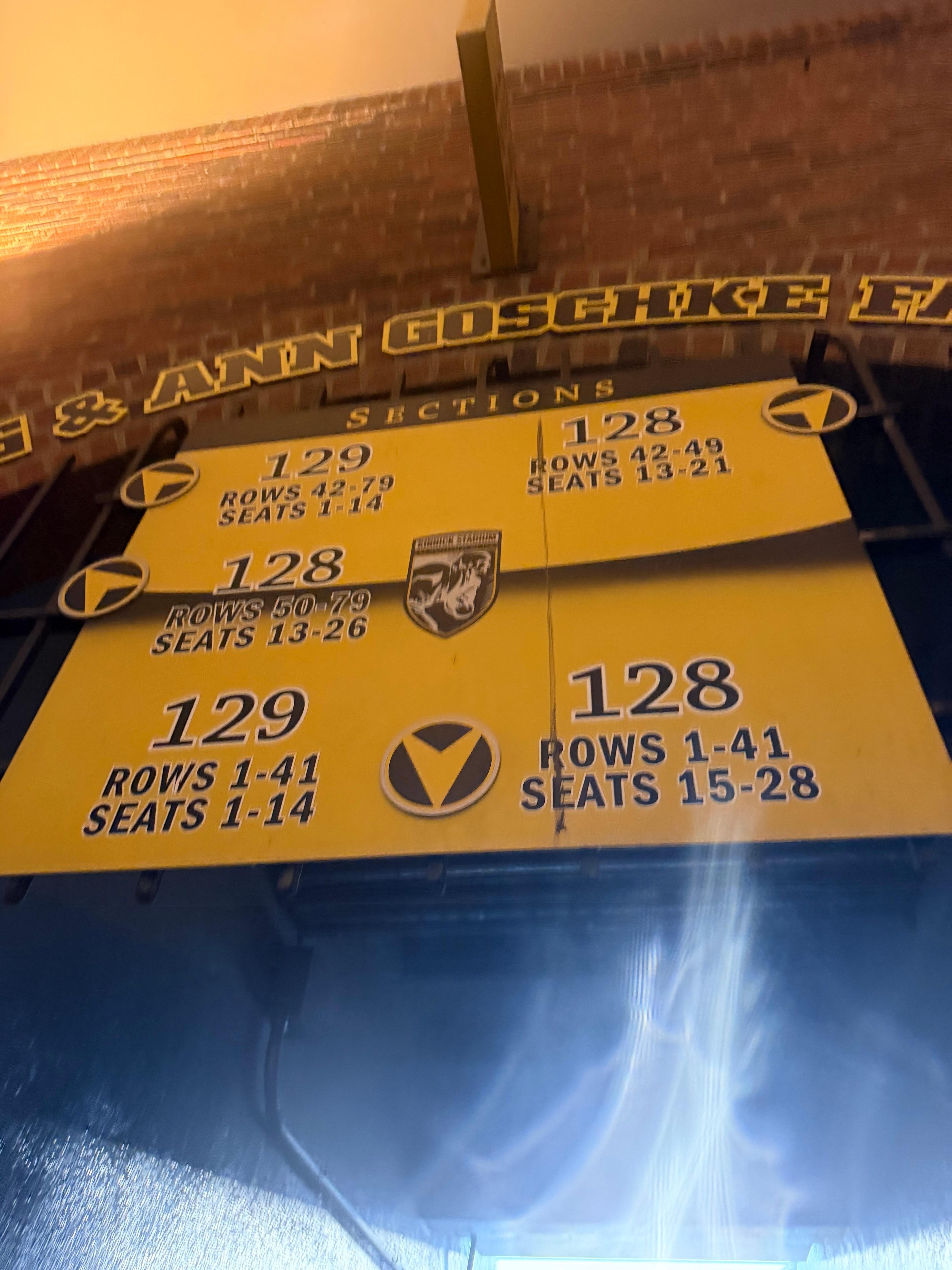 Literally 10 min walk to our section