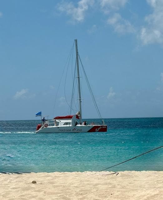 Eagle Beach right across from the Condo