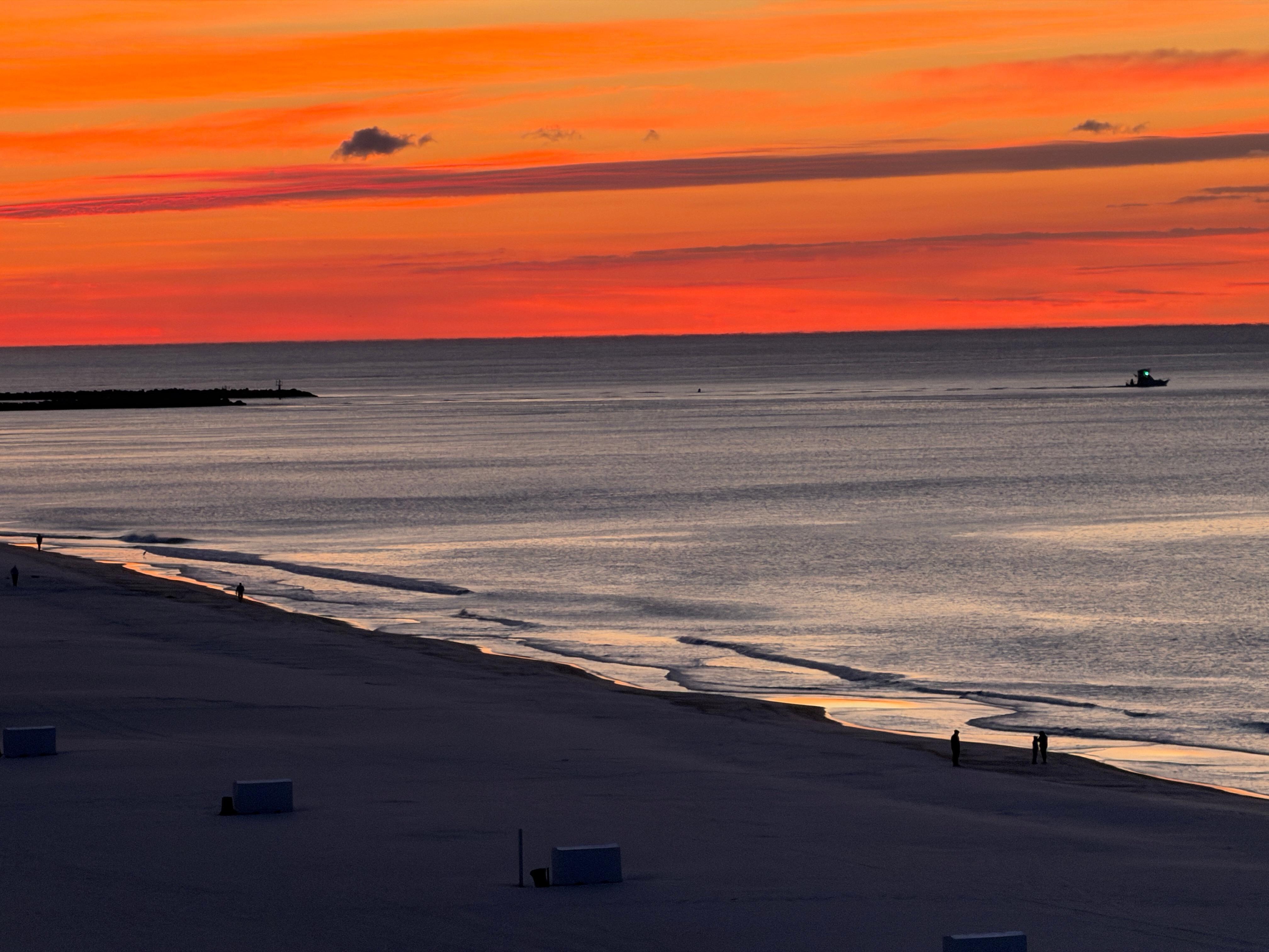 Sunrise, balcony view