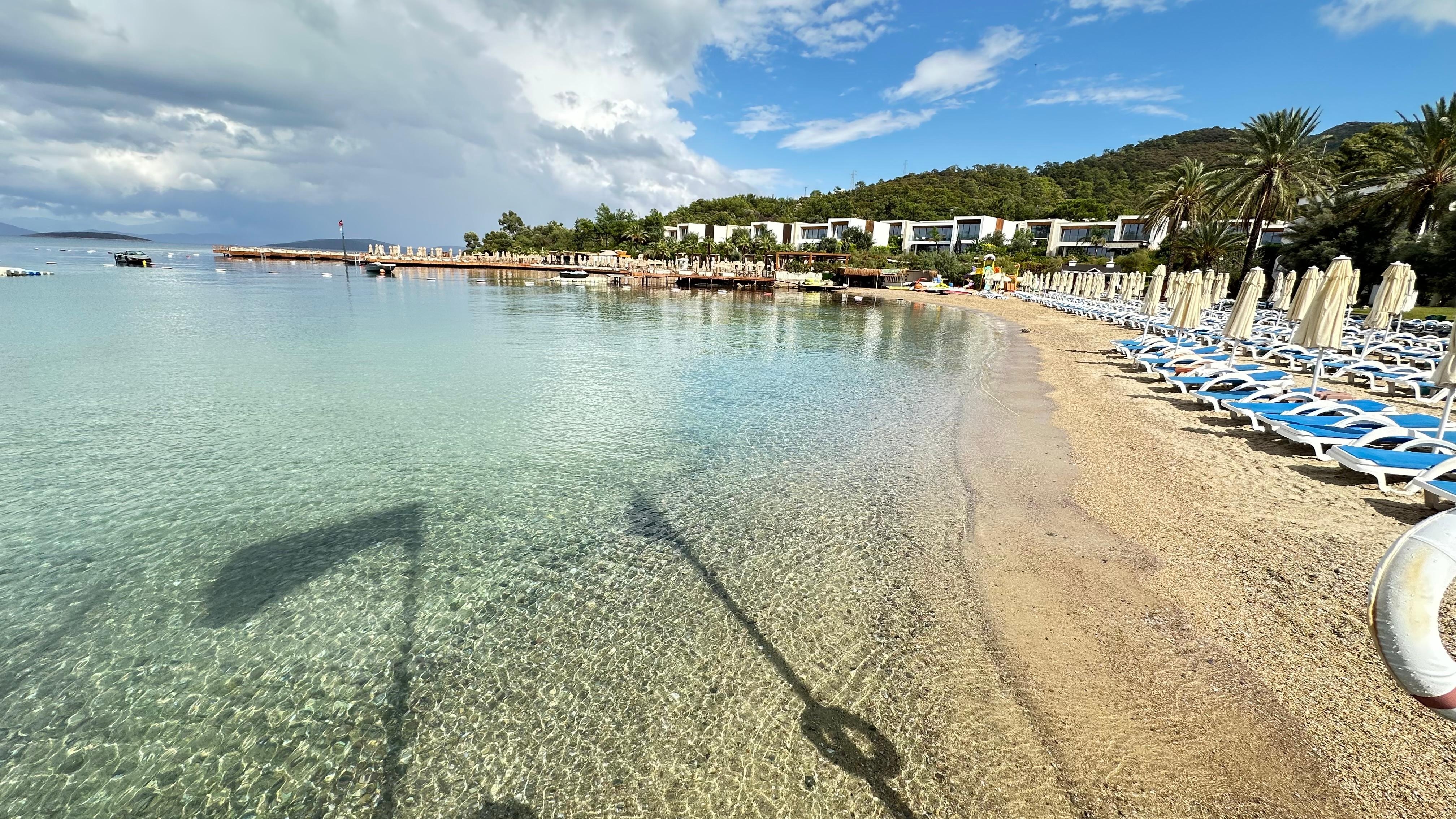 The beach was fantastic, and the pools were really outstanding