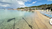 The beach was fantastic, and the pools were really outstanding