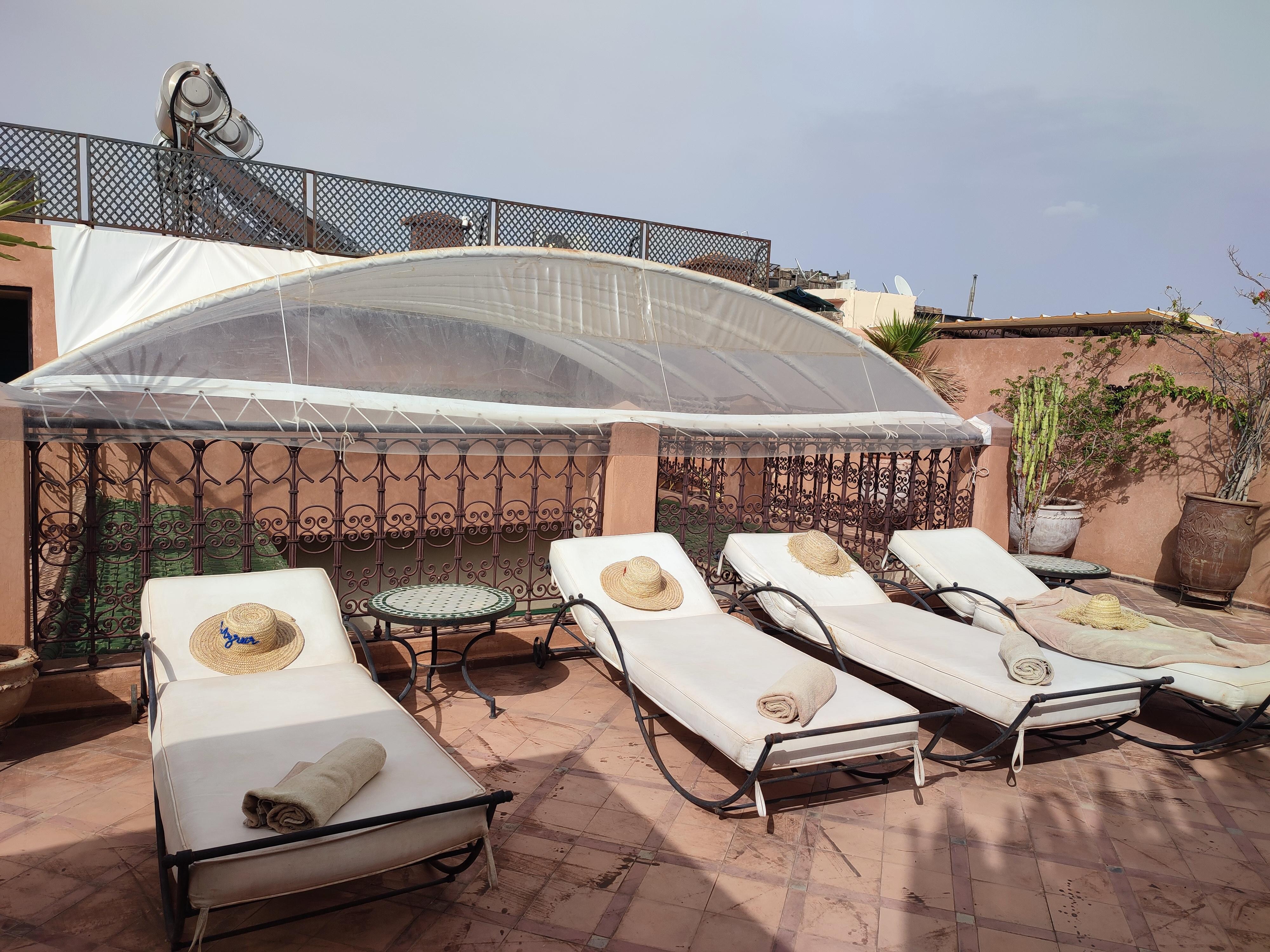 Riad Azrur roof terrace