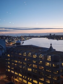 Evening view from the skybar