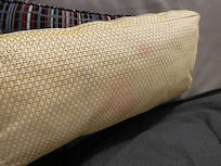 Couch pillow stained