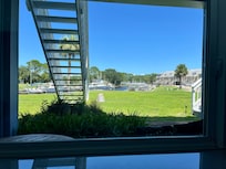 The view from the living area sofa.