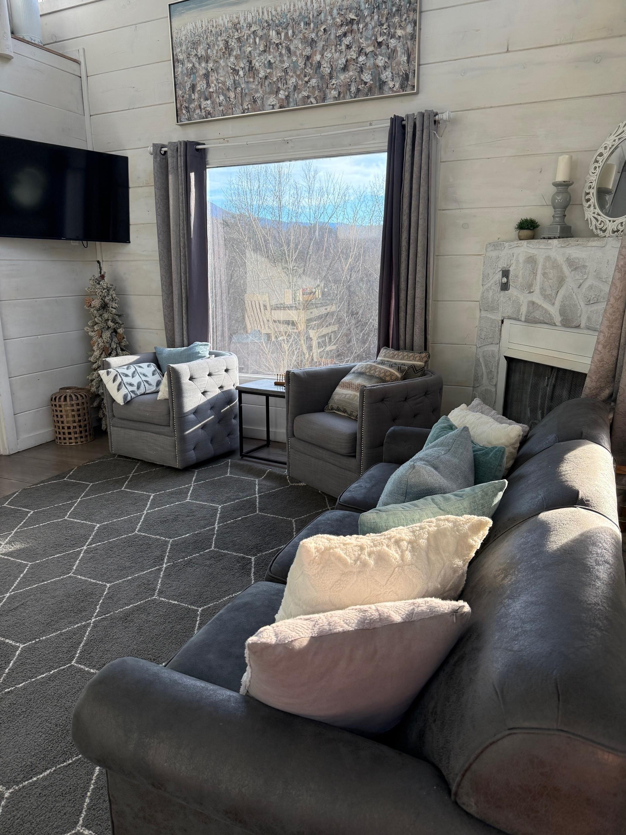 Living Area - plenty of natural light