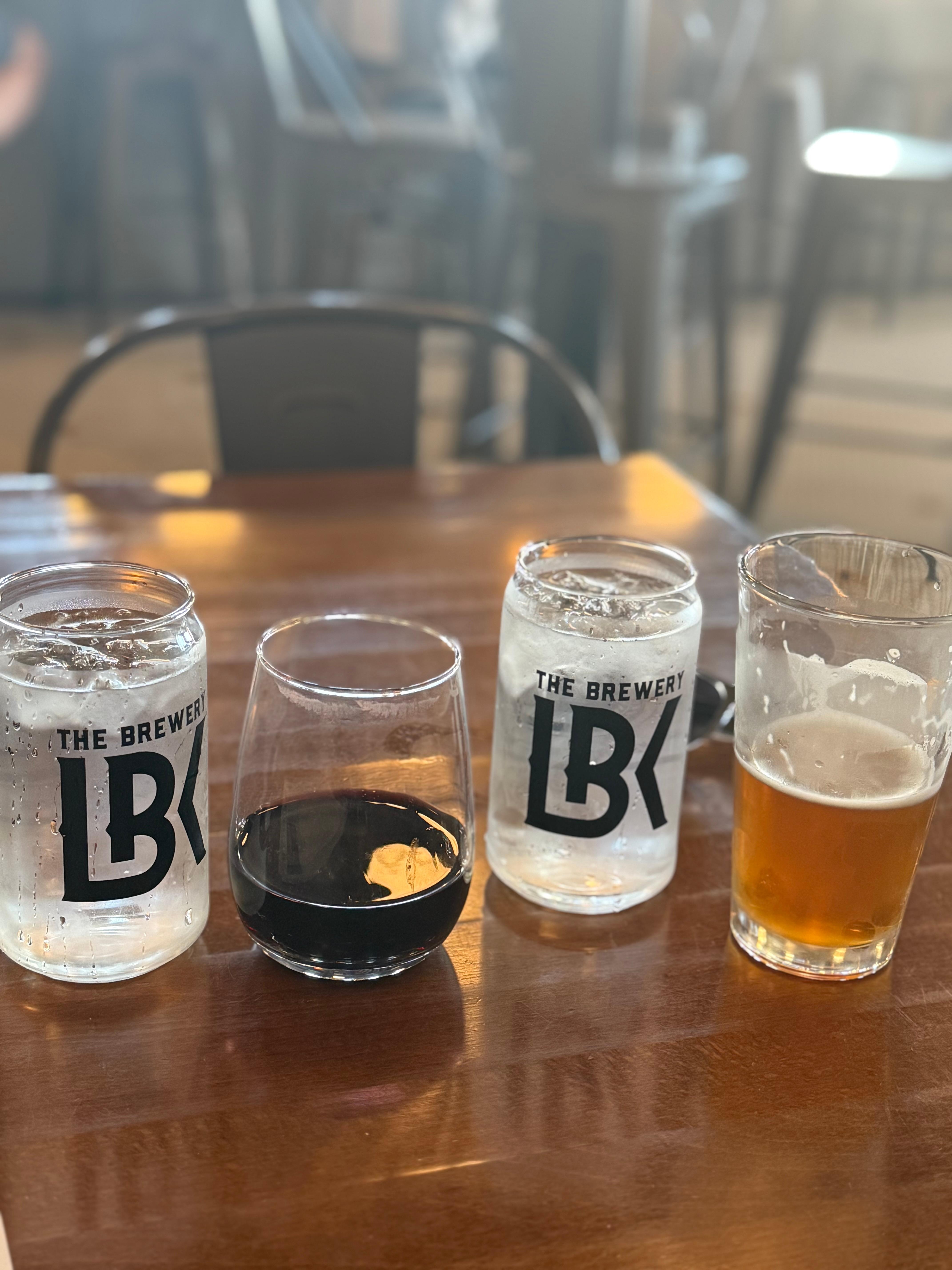 Drinks and food downstairs