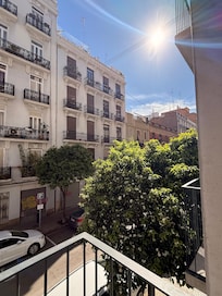 Blick aus dem Fenster