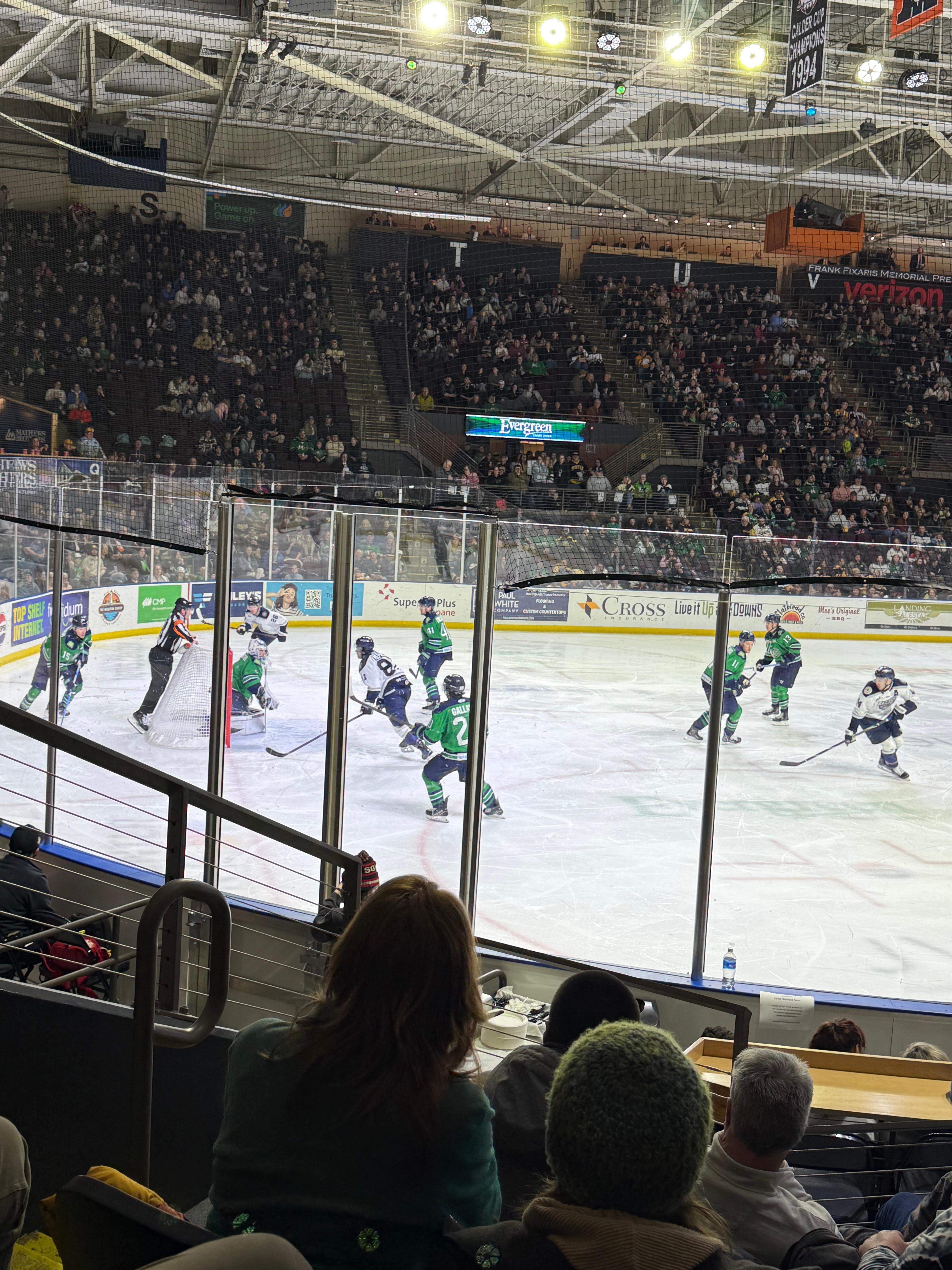 Maine mariners hockey game. So much fun