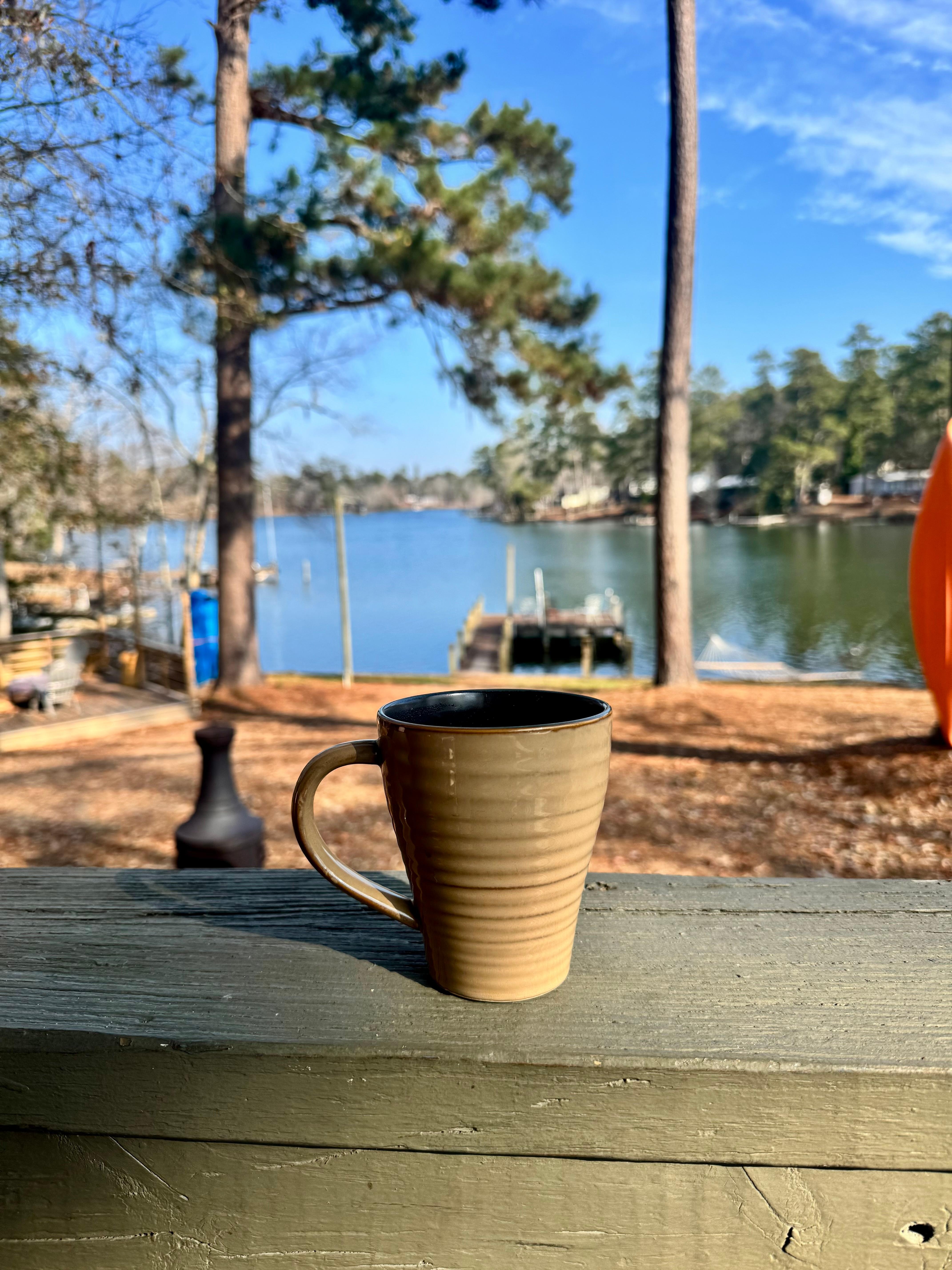 Morning coffee with a view 