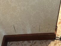 Más suciedad en paredes