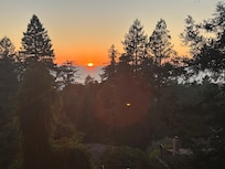 Sunset from the deck