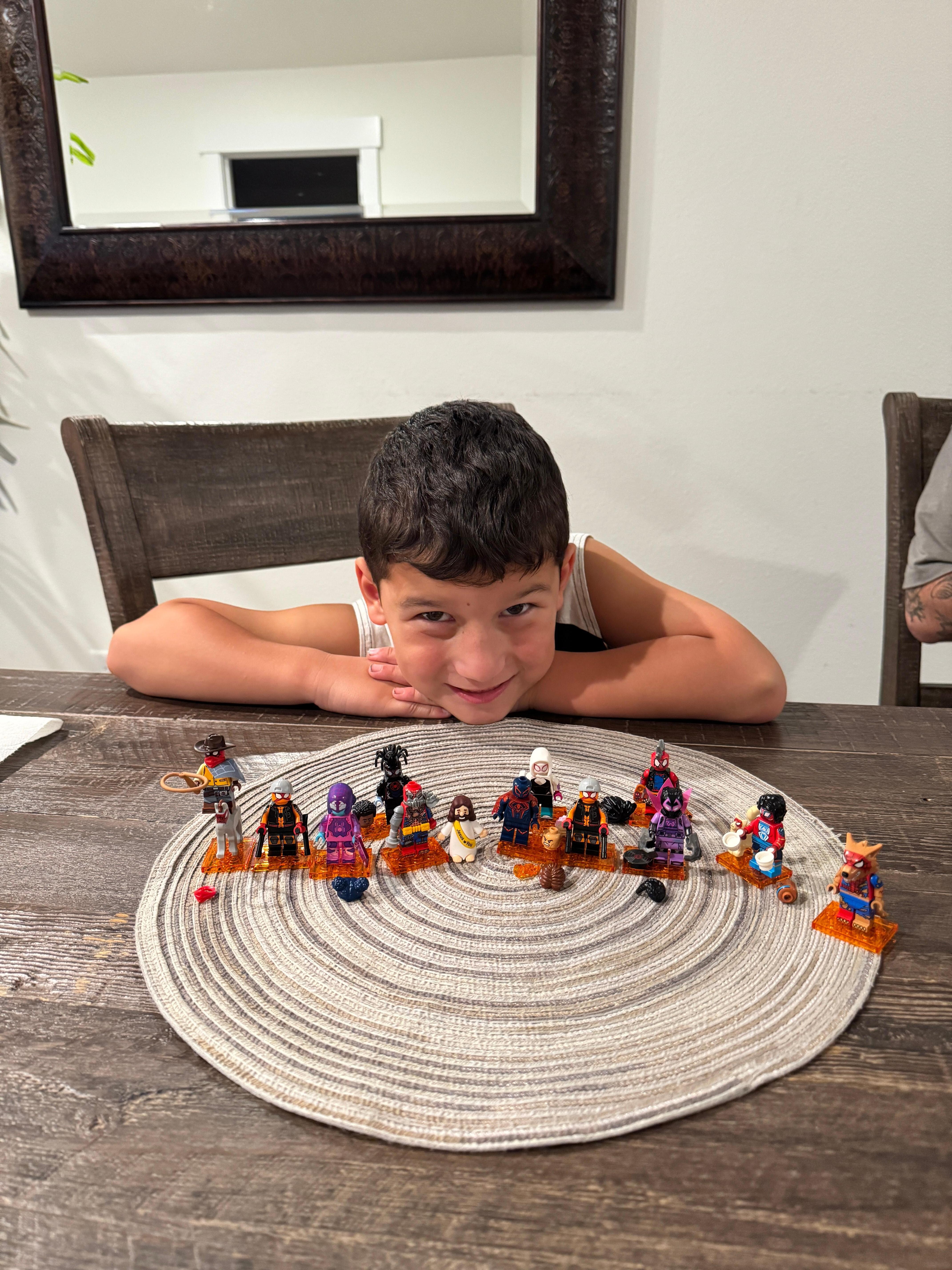 Plenty of room for playing with Legos.