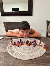 Plenty of room for playing with Legos.