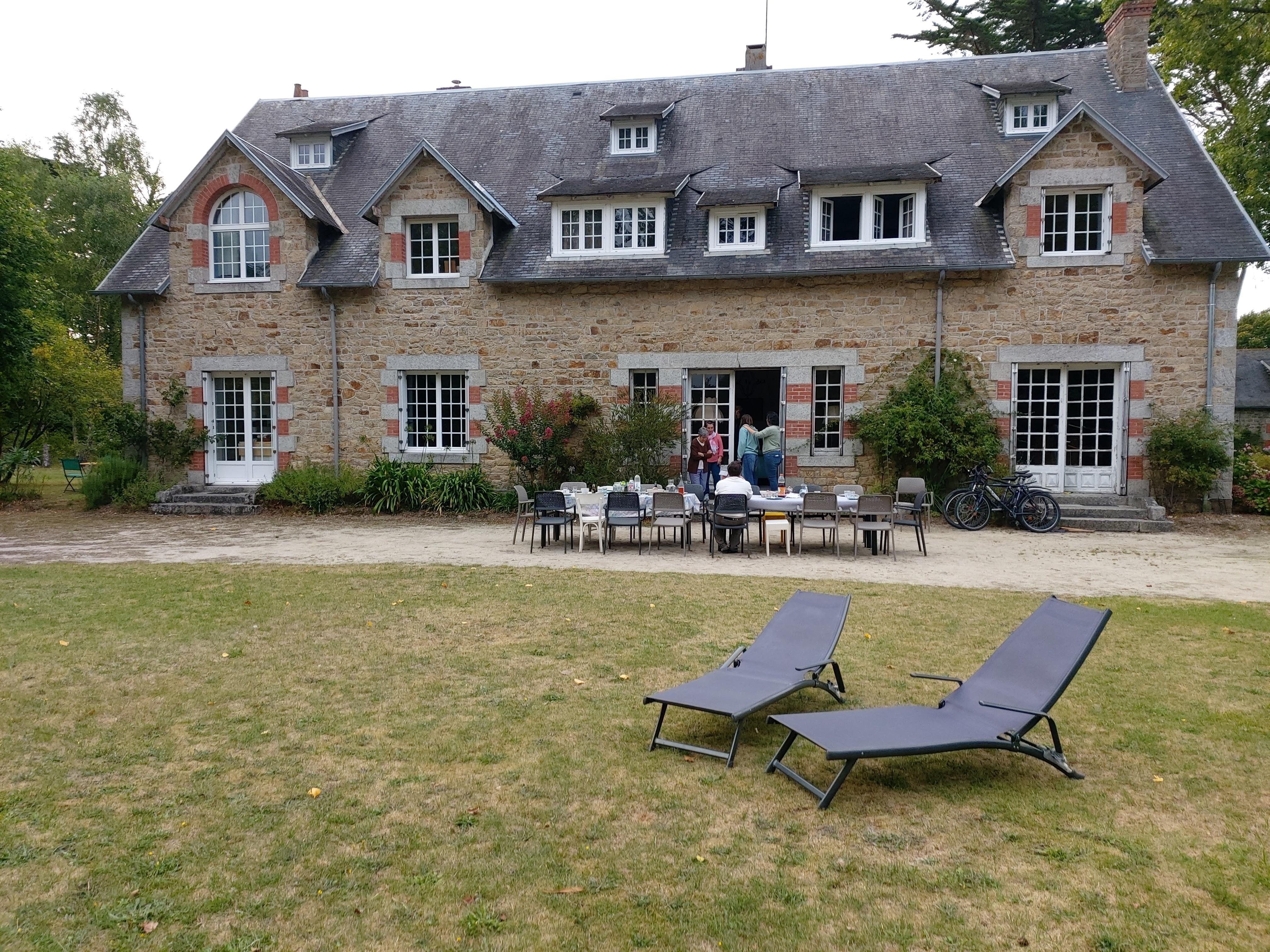 Depuis l'immense parc