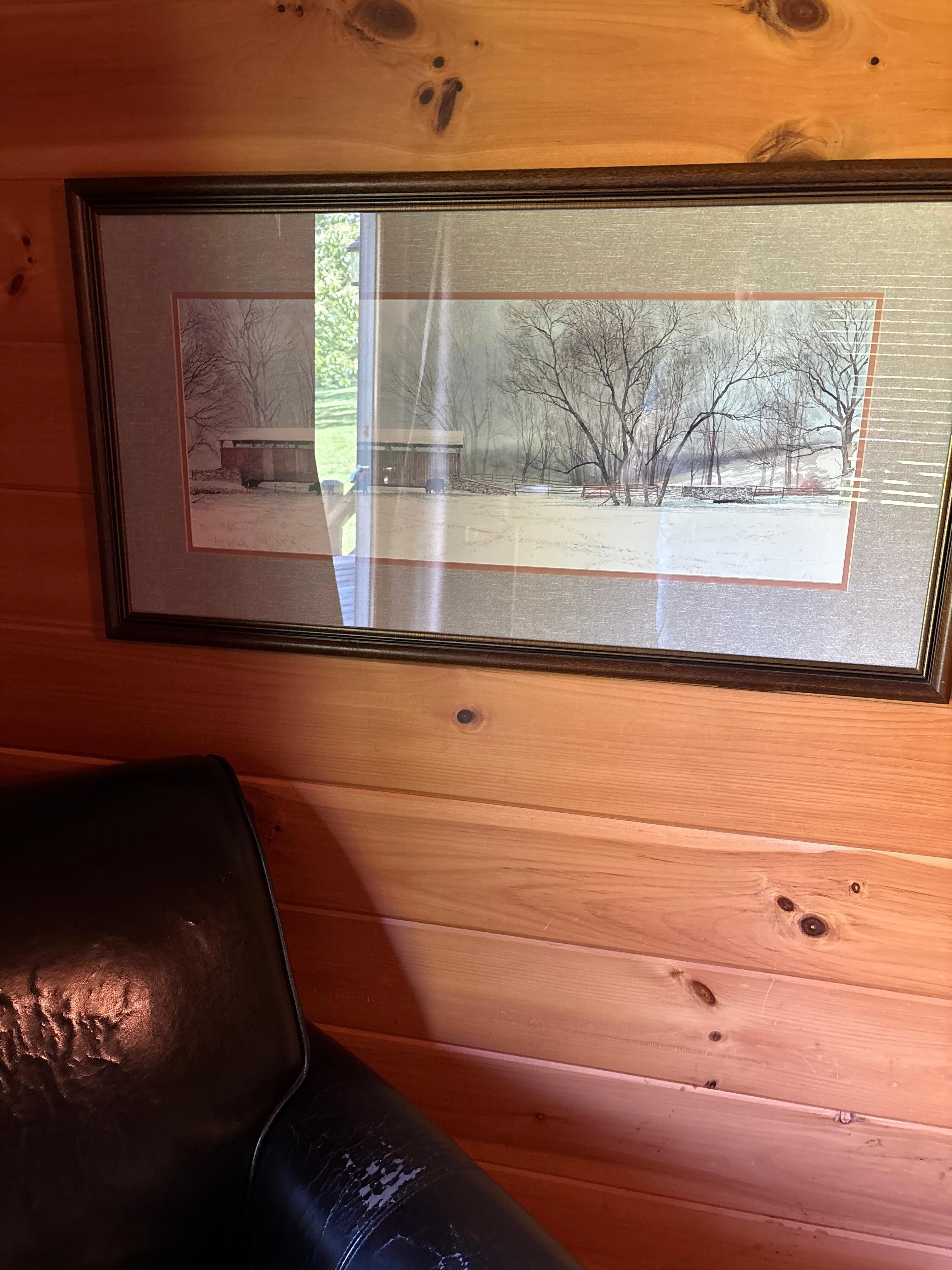 We felt at home! I have this exact picture in our living rm!