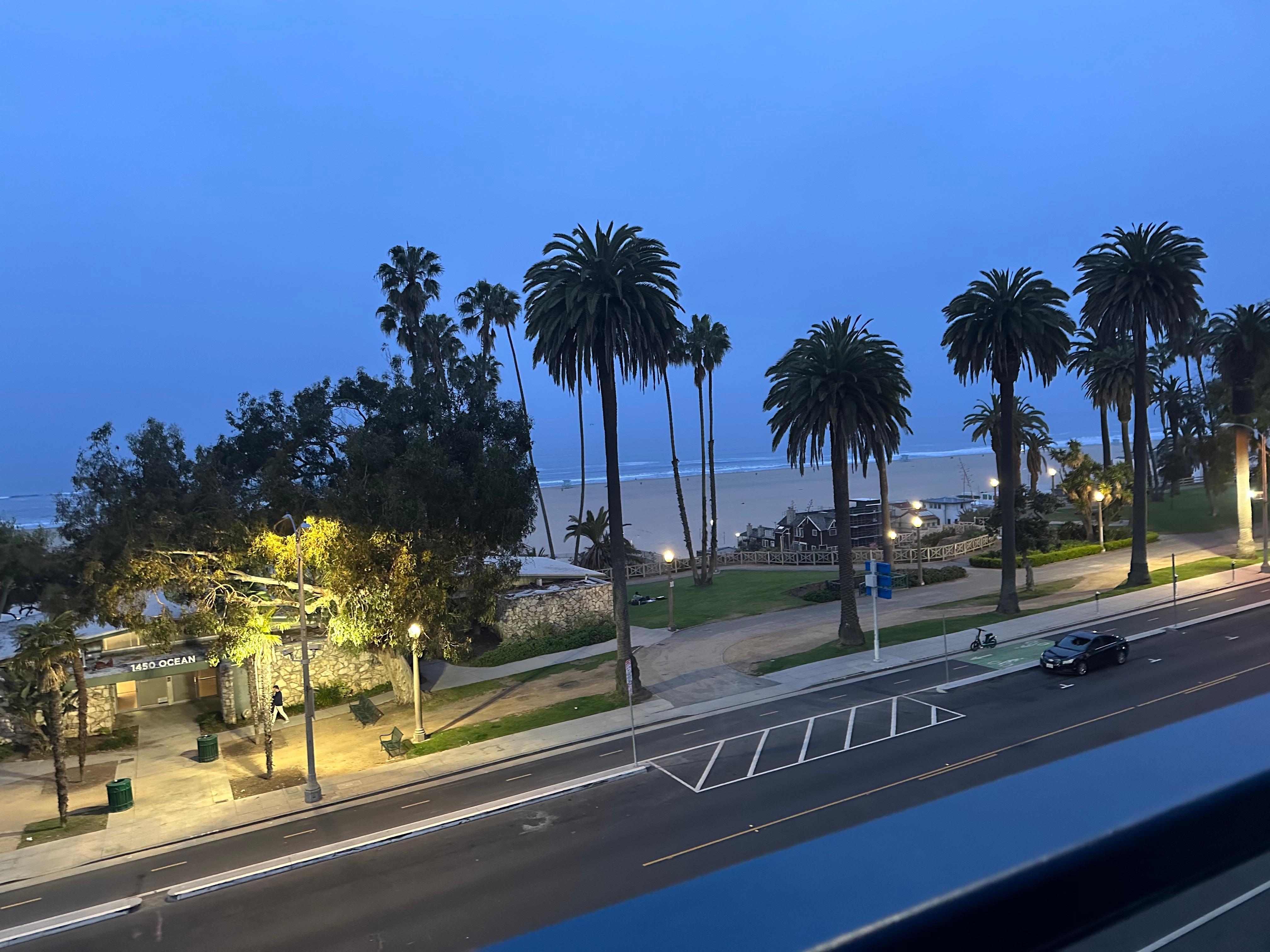 View from the balcony