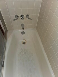 Nasty tub/ shower.