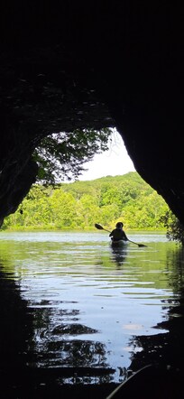 Coming out of the cave