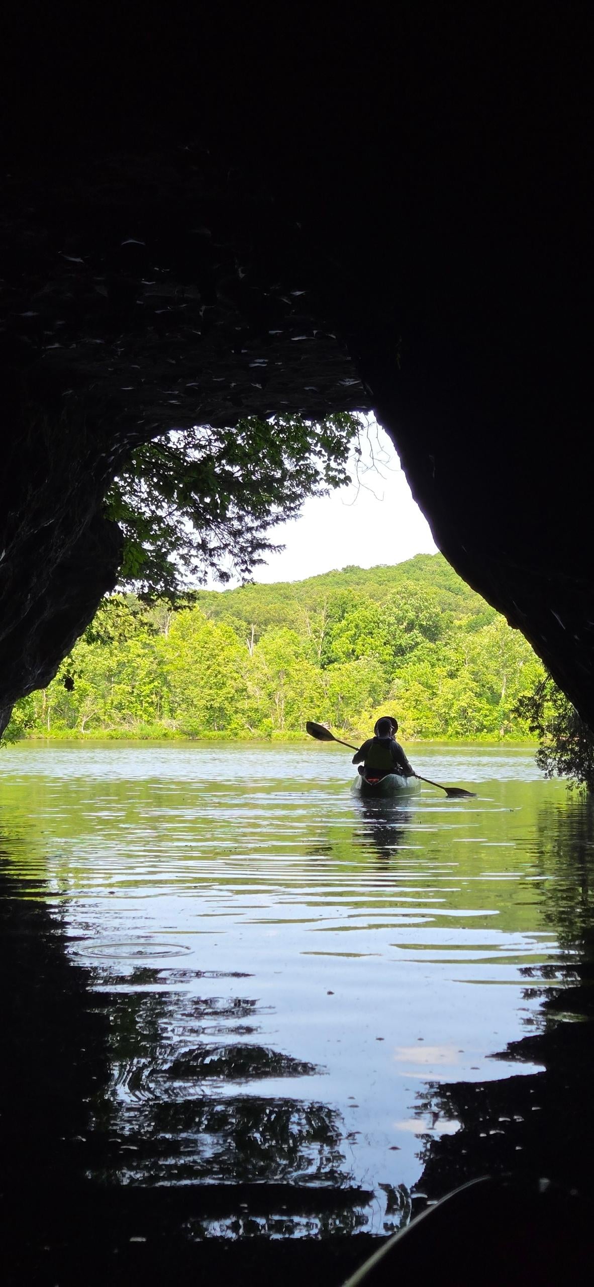 Coming out of the cave