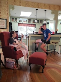 Hanging out and making memories