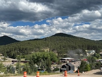 View of Train Muesuem from balcony