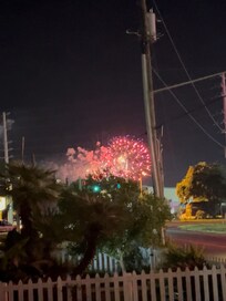 Unexpectedly nice fireworks show last night