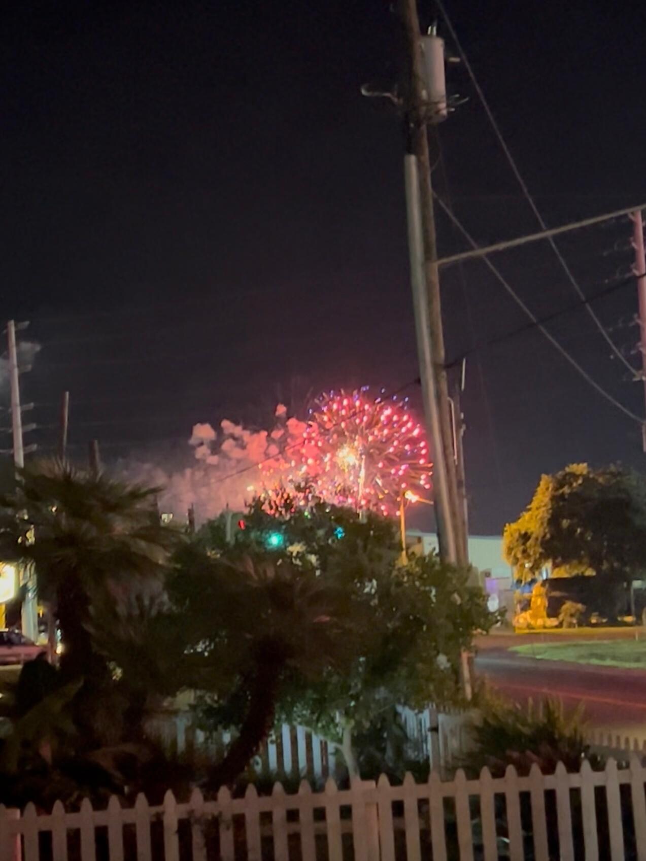 Unexpectedly nice fireworks show last night