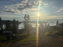 This was the morning view from the deck.