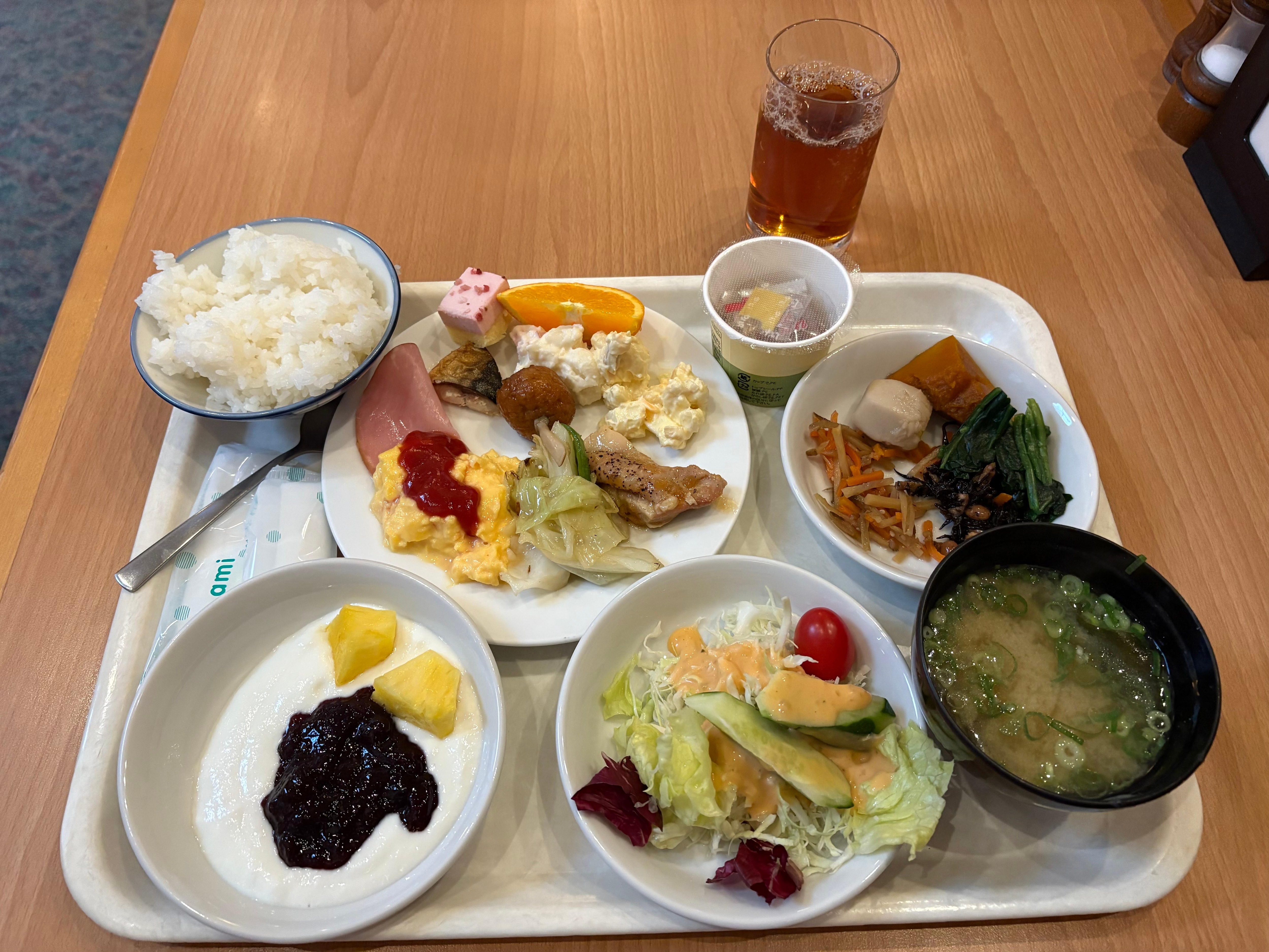 朝食バイキング