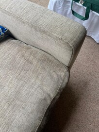 Sofa didn’t look clean and certainly didn’t smell clean