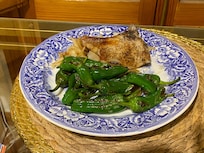 Lovely plates - not boring cheap Ikea tableware most apartments provide.